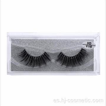 Venta al por mayor 3D Faux Mink Lashes invisible banda de pestañas de seda